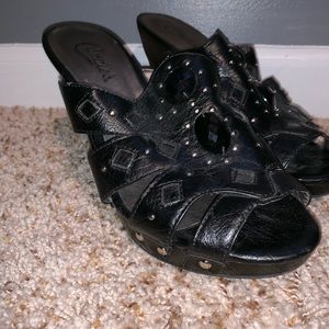 Candie’s Black Heels